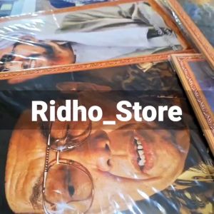 Poster Poto + Bingkai Kaligrafi Ummar bin Khatab Khulafaur Rasyidin UKURAN BESAR 30x45