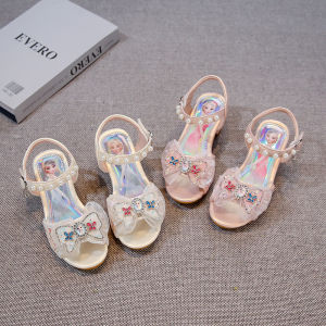 Aisha Princess Sandals Open Toe Heels Lace Bow