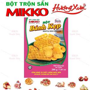 Bột bánh kẹp Waffle 200gr- Mikko Hương Xưa