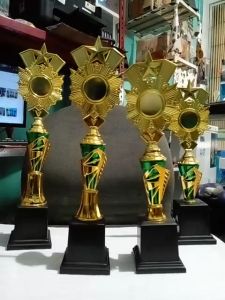 Piala Lomba Juara 1 2 3 4 (N0.01 BODY HIJAU RASER) \\\"costum\\\" FREE STICKER (BOLEH satuan)