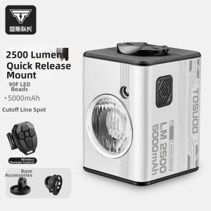 TOSUOD | Smart Induction Long-Lasting Rechargeable Quick-Release Front Bike Light