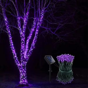 Solar String Light Fairy 8 Modes Outdoor Garden Waterproof Lamp Christmas Garland Xmas Holiday Party Home Halloween Decoration