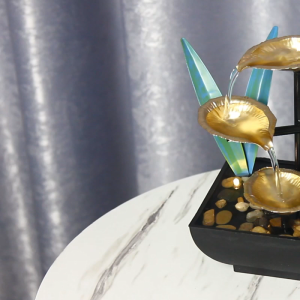Tabletop Fountain Ornaments Home Gardening Decoration Rockery Water Fountain Crafts Gifts Desktop Decorations
