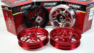 MUTAKIN Mags S55 CNC For Honda Giorno Front Disc Rear Drum【2.15x2.5x12T】