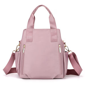 2025 New Fashion Oxford Cloth Nylon Womens Crossbody Travel Leisure Handbag Soft Zipper Closure City Simple Style Shoulder Bag