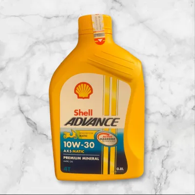 OLI SHELL AX5 MATIC 800ml..10w-30..PERBOTOL..