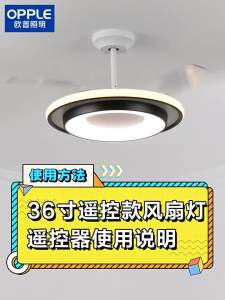 OPPLE | Large Airflow Invisible Ceiling Fan for Home Use