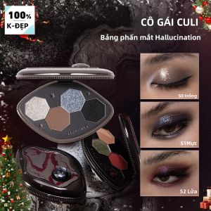 Bảng Phấn Mắt Girlcult Hallucination - Pha Trộn Đa Chiều Hiệu Ứng Mềm Mại Lì & Nhũ Ánh Kim Sắc Thái Sang Trọng Quyến Rũ Không Lem 4 Màu Kích Thước Đầy Đủ