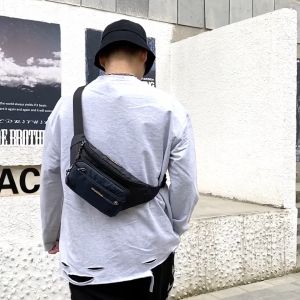 Techdoo Tas Selempang Pria Casual Fashion Trendy Sling Bag Cowok Keren Tas Pinggang Multifungsi TS242