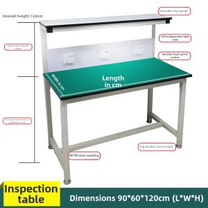 Anti-Static Double Layer Workbench with Lamp Mobile Phone Repair Table Assembly Table Inspection Table Electronic Industry