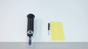 On Hand 0-100‰ Salinity Refractometer Seawater Salinity Meter ATC Salt Content Concentration Measuring Tool