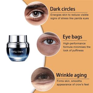 Anti-Aging Collagen Eye Cream Day and Night Formula Repair Hydrating Eye Cream for Dark Circles Wrinkles Puffiness and Bags Under Eyes 30g