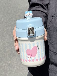 ถ้วยสูญญากาศแยกชาสำหรับผู้หญิง ถ้วยกาแฟสุดเก๋สำหรับเด็ก ถ้วยน้ำร้อน ถ้วยน้ำดื่มแบบแยกชั้น