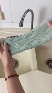 Bộ Khăn Lau Đa Năng Microfiber Thấm Hút Nước Dày Dặn Dùng Cho Bếp & Bàn Ghế