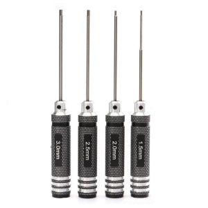 RC Tools Hexagonal Screwdriver Hardened Titanium Plated 1 Piece 1.5 2.0 2.5 3.0mm Screwdriver for Helicopter Toys
