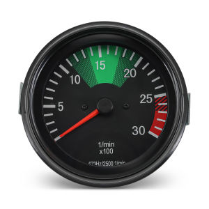 RYSJM | 100mm Car Truck Auto Tachometer 2500RPM 300RPM 0025426916 0015424016 for 24V Heavy Truck Gauge RPM Gauge For Mercedes
