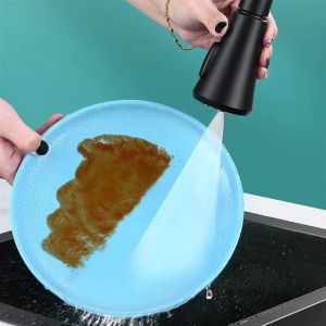 ห้องครัวดึงออกก๊อกน้ํา Sprayer หัวฉีด 3 โหมด ABS น้ําห้องน้ําอ่างล้างหน้าฝักบัวสเปรย์สําหรับ 1/2 "การเชื่อมต่อ