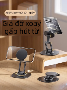 Piple | Magnetic Phone & Tablet Stand with Adjustable Rotation & Foldable Design