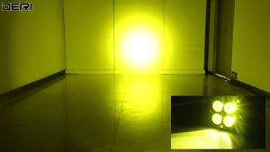 3 Inch 60W Universal Yellow LED Work Light Square Mini Waterproof Driving Light Fog Light 2PCS