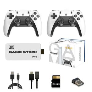 M15 Retro Game Stick 4K HDMI Output 64GB 40000+ Classic Games 2.4G Wireless Controller Multi Emulator Portable Game Console