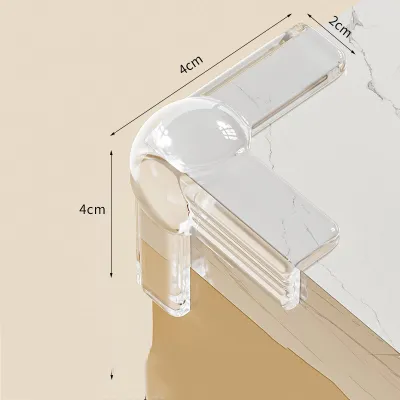4pcs Children Baby Safety Silicone Protector Table Corner Edge Protection Cover Thickened Furniture Anticollision Edge Guards