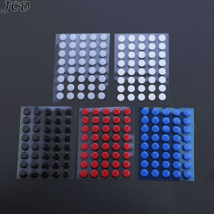 JCD 40Pcs 6.5mm Diameter 0.8mm Thickness Small Dots Universal Mouse Skates for Logitech Rubberized Mouse Foot Glide Feet Sticker