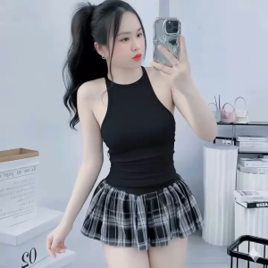 Áo 3 lỗ sát nách cổ yếm KVYBODY A20 chất cotton borip lụa dày mịn co giãn thích hợp mặc ở nhà đi chơi đi dạo đi du lịch