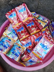 paket hemat promo soklin liquid jumbo 40 ml kemasan 1000+ panci stainles 18cm