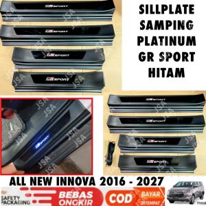 Sillplate Samping All New Innova GR SPORT 2016 2018 2024 2025 2026 2027 Hitam Activo Lampu / Non LED .