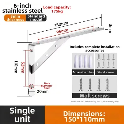Heavy Duty Stainless Steel L Bracket