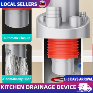 Multi-Interface Kitchen Sink Drain Pipe Connector Space-Saving Under Sink Hose Adapter for Dishwasher Washing Machine