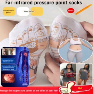 Acupoint health socks foot massage socks acupoint map massage socks foot massage health socks he