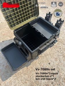 MingBang VS-7080 Multi-Functional Fishing Box Road Fishing Sea Fishing Raft Fishing Box Tool Box Weight Capacity Outdoor Camping Travel Gear