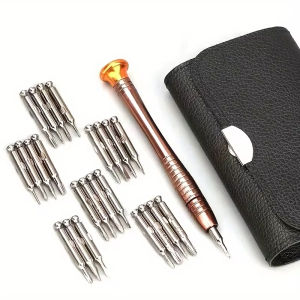 25 In 1 Precision Screwdriver Set Repair Tool Kit Small Screwdriver Set Star/Y-type/Flat-blade/Triangle Screwdrivers For Mo