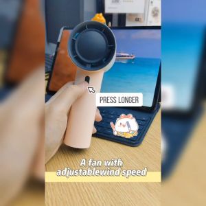 Portable 100 level powerful Led Display Mini Fans USB charging