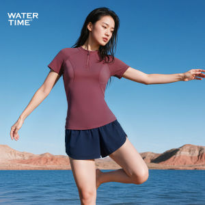 WATERTIME | Conservative Beach Holiday Swimwear for Curvy Women Separates Flat-bottomed