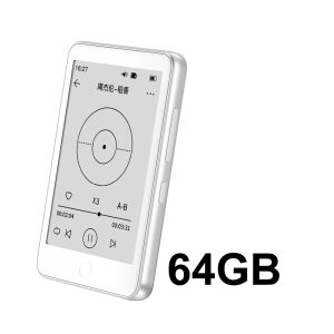 Famue | Famue E-Ink MP3 Player with TF Card Support up to 192GB Bluetooth Electronic Book Reader Music Player with Voice Recorder Radio