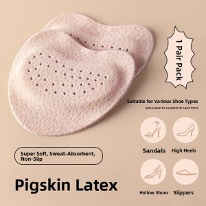 FASHEHAN | Ultra Soft Womens Shoe Insoles Pain Relief High Heels Anti-Friction Toe Caps Half Size Pad Ladies Flexible Anti-Slip