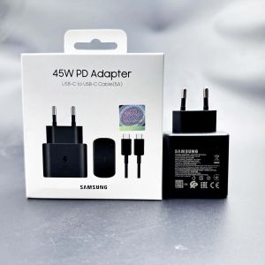 Samsung | Samsung 45W Charger Super Fast Charge Adapter Type C Cable For Galaxy S24 S23 S22 S21 S20 Note 20 Ultra FE Z Flip Fold 6 5 4 3 2