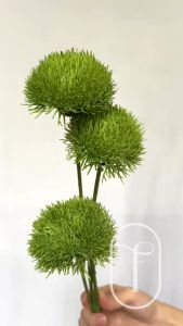 Bunga Valentine / Bunga Palsu / Bunga Maroon / Bunga Pink / Bunga Hijau / Bunga Dianthus Ball