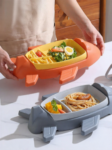 Baetsie | Cute And Drop-Resistant Childrens Divided Plate