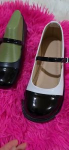 Giày oxford nữgiày búp bê Mary Jane lolita bệt đốc mũi tròn đế bằngda bóng dễ phối đồ phom chuẩn