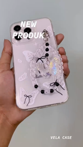VELA Case Tali Butterfly Untuk Vivo V20 V21 V21E V23E V23 V25 V25E V27E V27 V29E Y200 V29 V30 V30E V40 V50 Y100 Y02 Y02T Y03 Y03T Y18 Y12 Y15 Y17 Y15S Y01 Y16 Y02S Y17S Y19S Y20 Y12S Y20S 4G 5G Lite Plus Soft Casing Gelang Kupu-kupu