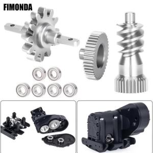 Stainless Steel Gearbox Gear Set for 1/30 Axial SCX30 RC Crawler Car Transmission Upgrade Parts