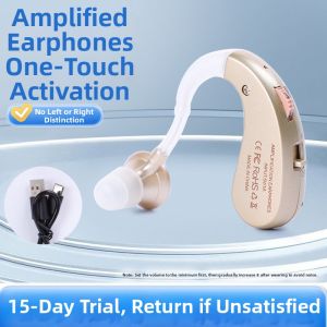ZHONGLIANG | Elderly And Youth Suitable Rechargeable Sound Amplifier Ear-Hook Hearing Aid
