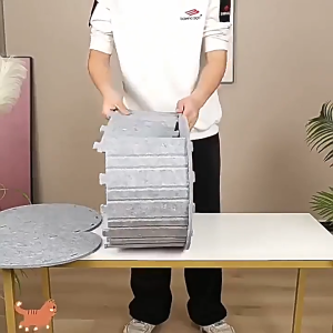 บ้านแมว บ้านแมวซ้อน อุโมงค์แมว ครอกแมว อุโมงค์สัตว์เลี้ยง แมวครอก อุโมงค์เตียง กึ่งปิด สัตว์เลี้ยงแมวบ้าน รู้สึกสี่ฤดูกาลสากล ที่ถอดออกได้ ทนต่อการขีดข่วน ส่งของในไทย