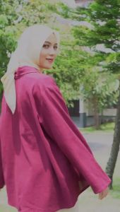 Sada Blouse by Haiqa - Atasan Wanita Linen - Blouse