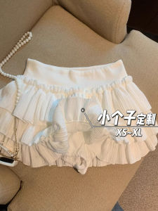 Váy Ngắn Chữ a Cạp Cao Phong Cách Ballet Ngọt Ngào Cho Nữ Mùa Hè 150cm Chống Ánh Sáng Váy Ngắn Kiểu Bánh Váy Ngắn