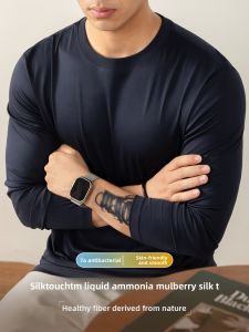 PERDONTOO | Anti-Bacterial Silk Long Sleeve T-Shirt