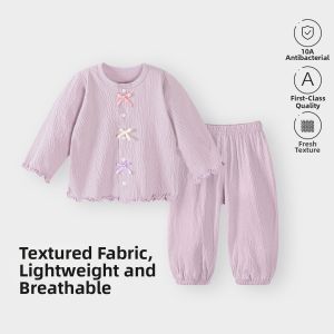 TONGLIANCHUXIN | Bubble Cotton Baby Separates Suit